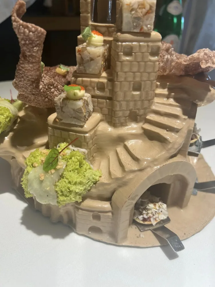 Vitantonio Lombardo Ristorante - Stuzzichini iniziali con tema Matera