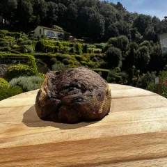 Pane con cacao amaro, albicocche, cioccolato, carote e spezie toscane di Gianluca Carbone