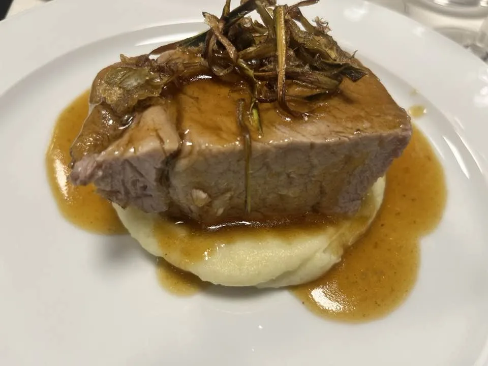 Degustazione chablis - Il maiale col purè e i carciofi