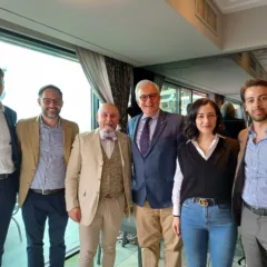 i produttori di Franciacorta docg da sinistra - Centinari, Ricci Curbastro, Ca’del Bosco, Berlucchi