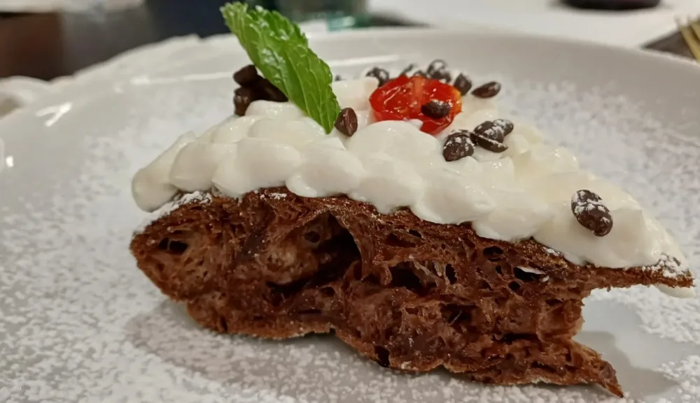 Padellino dolce ricotta di bufala e datterino candito