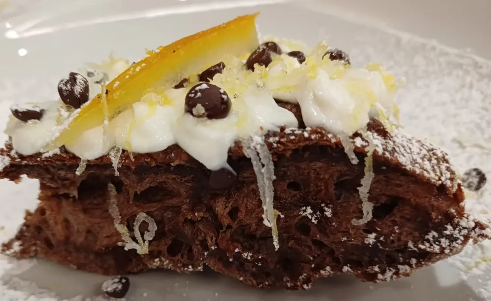 Padellino dolce ricotta di bufala e agrumi      