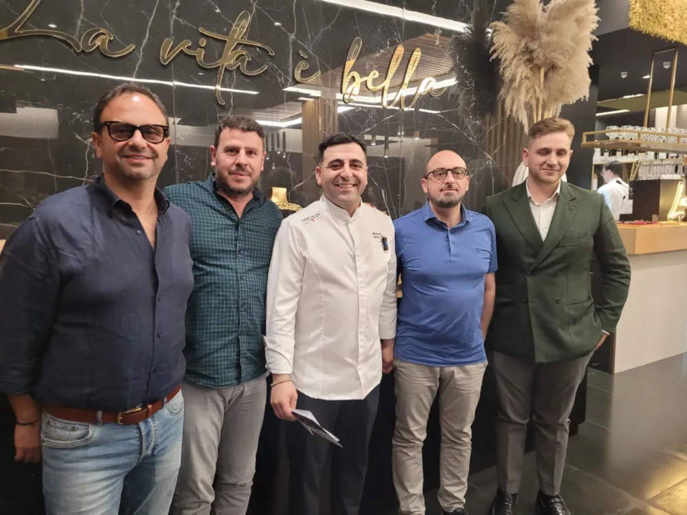 La Rete di Rinascita - Da sx Vincenzo Letizia, Mario Cipriano, Antonio Della Volpe, Massimo Rocco e Tammaro Diana