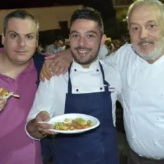 io, raffaele e salvatore alla festa in condotta