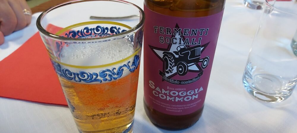 Irina Pizzeria a Savigno - Samoggia beer