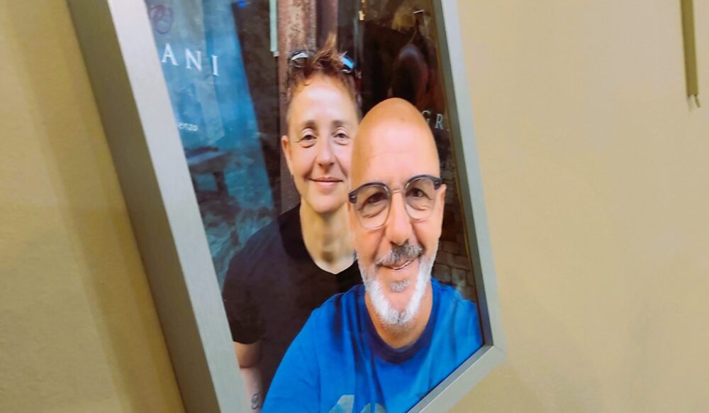 Irina Pizzeria a Savigno - Irina con Franco Pepe