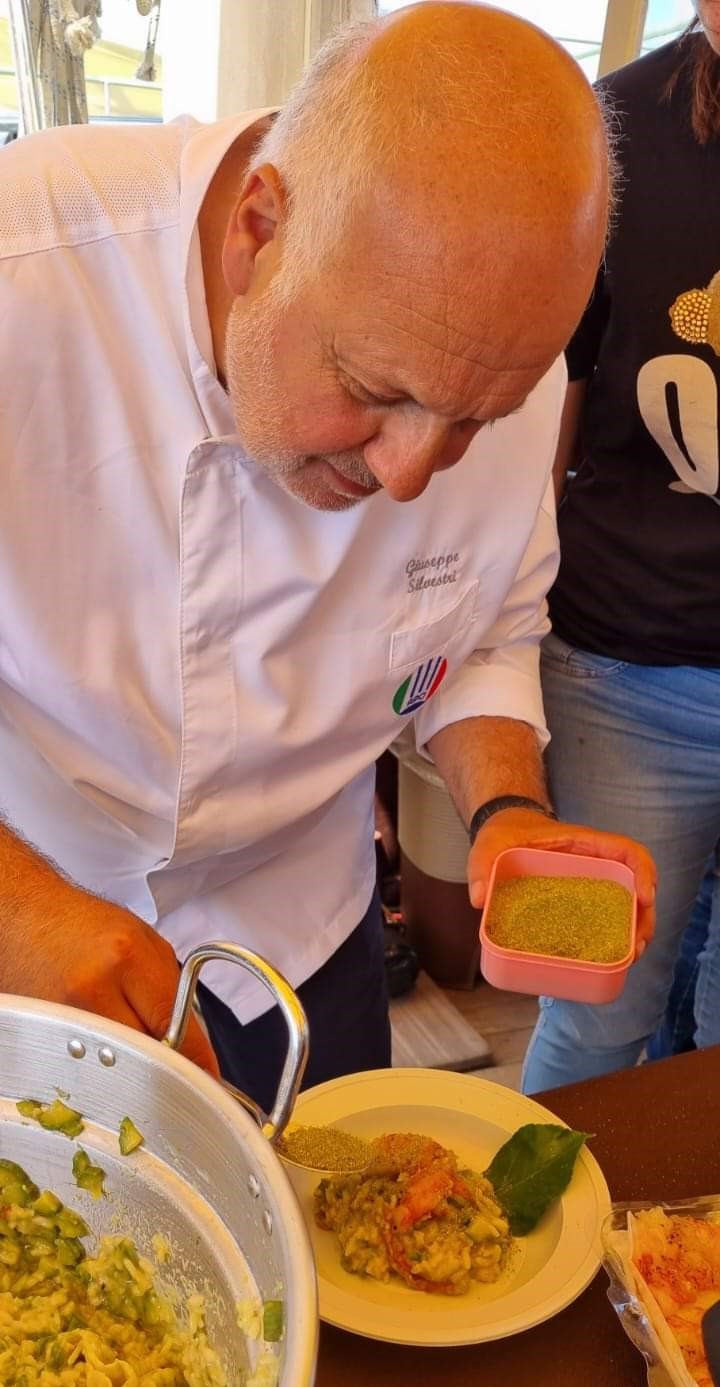Lo chef Giuseppe Silvestri