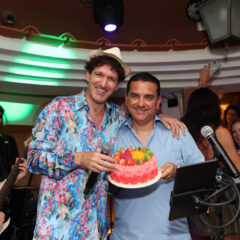 Buddy e Gianluigi Lembo con la torta