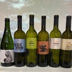 Batteria dei vini in assaggio