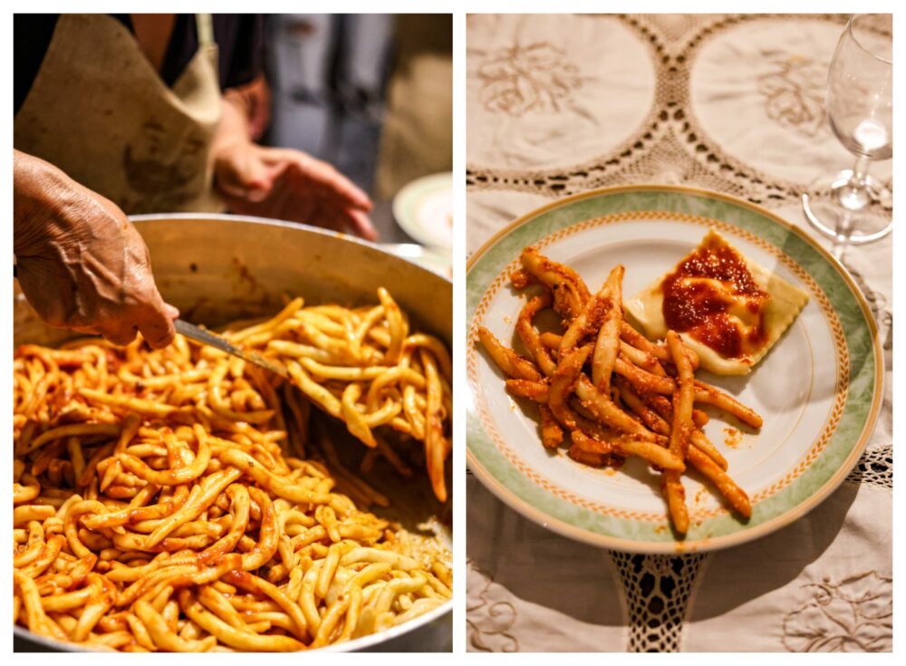 Genuini Cilento, fusilli alla cilentana e ravioli