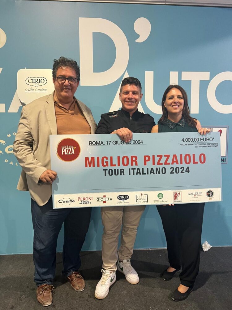 Francesco Pellegrino con Luciano Pignataro e Luciana Squadrilli