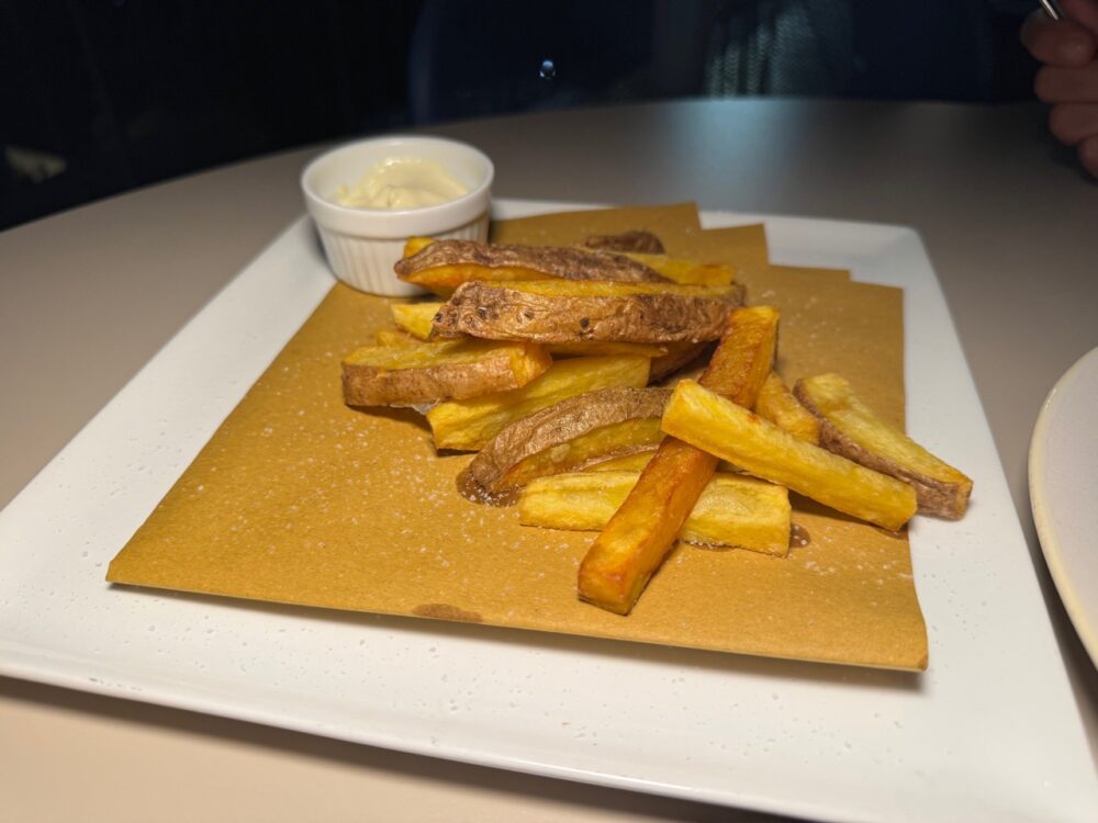 Le patatine fresche fritte di suscettibile