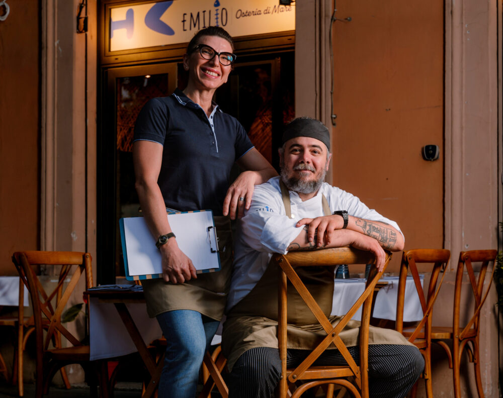 Vanessa Croce e lo Chef Emiliano Valennti
