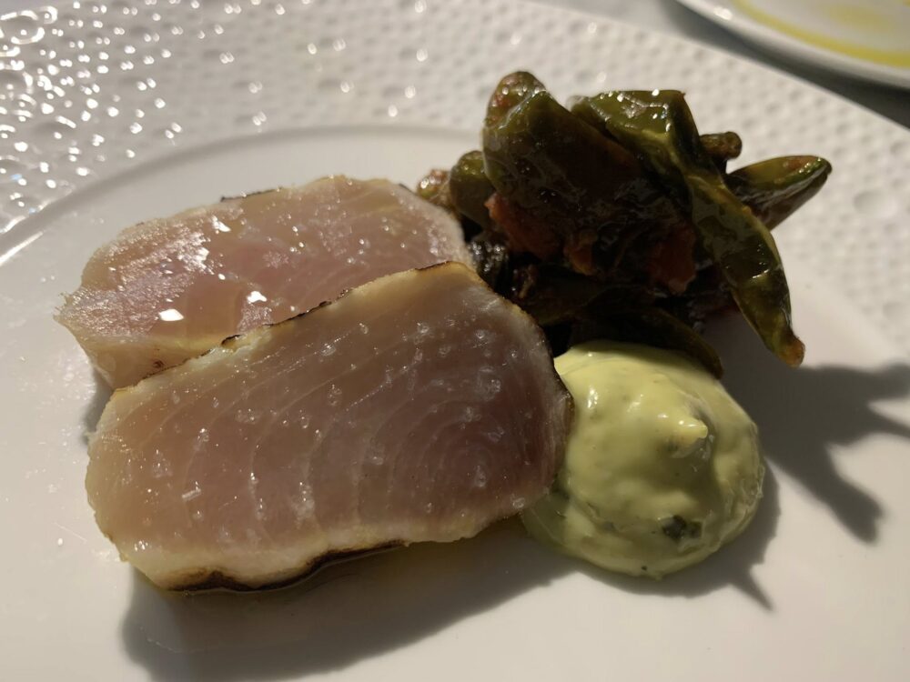  Il Borgo di Mare ad Acciaroli, alalunga con friggitelli