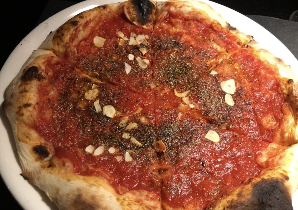 Pizzeria Karati, la Marinara