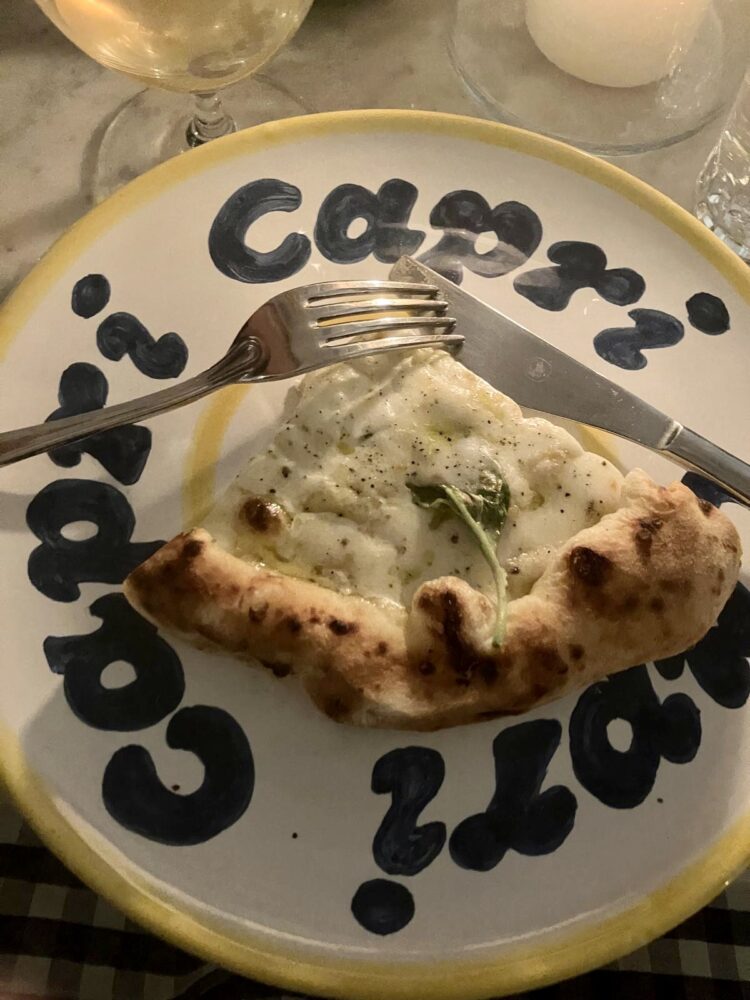 La pizza Costiera di Concettina a Capri