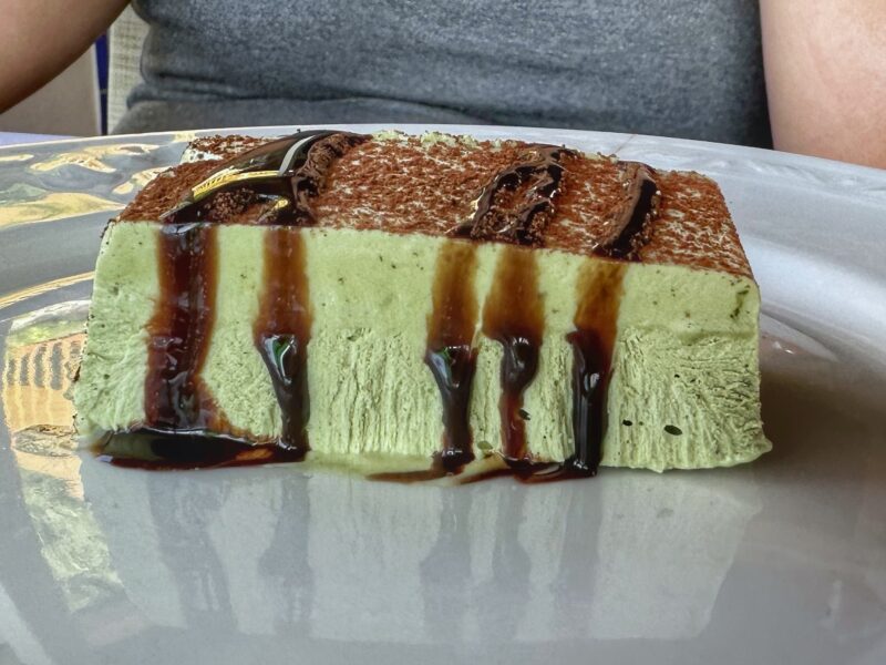 semi freddo al tè macha