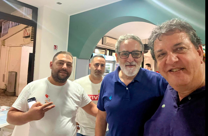 Con Stefano Prisco Giuseppe Guaragna e Francesco Russo