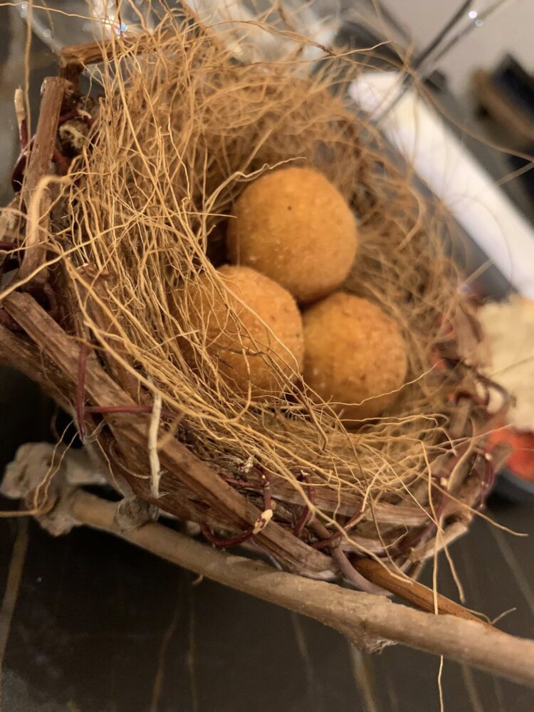 Alessandro FEO Ristorante, aperitivo, polpettine di patata