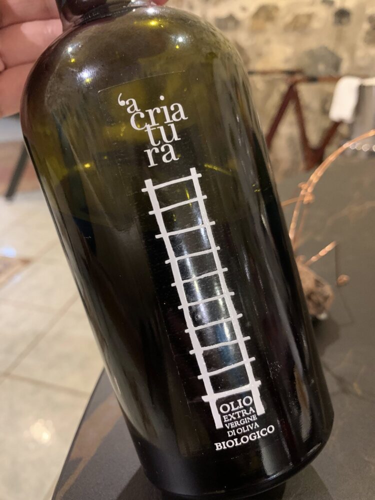 Alessandro FEO Ristorante, l'extravergine de I Moresani di Gino Fedullo