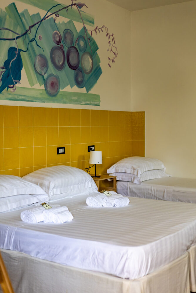 Azienda Guerritore, la stanza del B&B