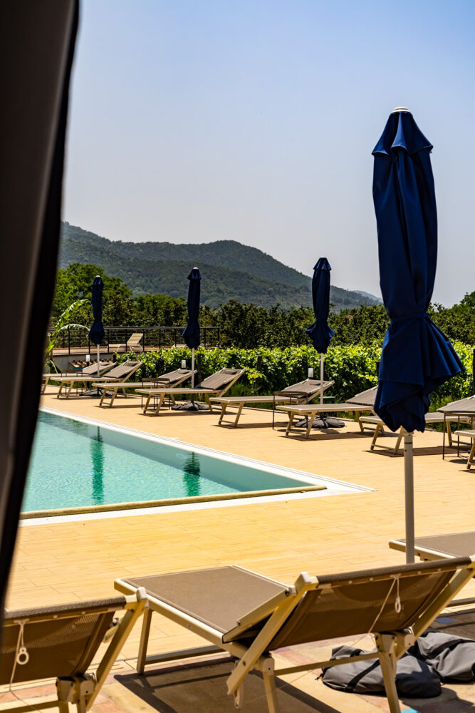 Azienda Guerritore, la piscina