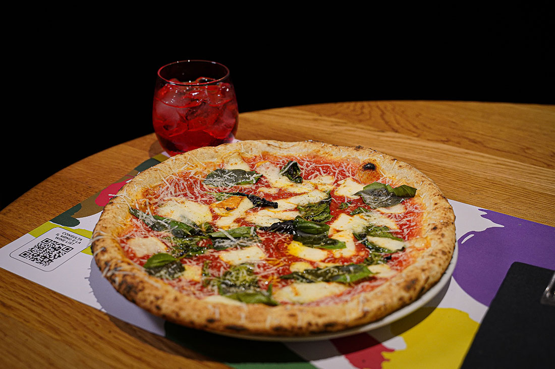 La Provola e Pepe con in abbinamento a l'Hibiscus Margarita