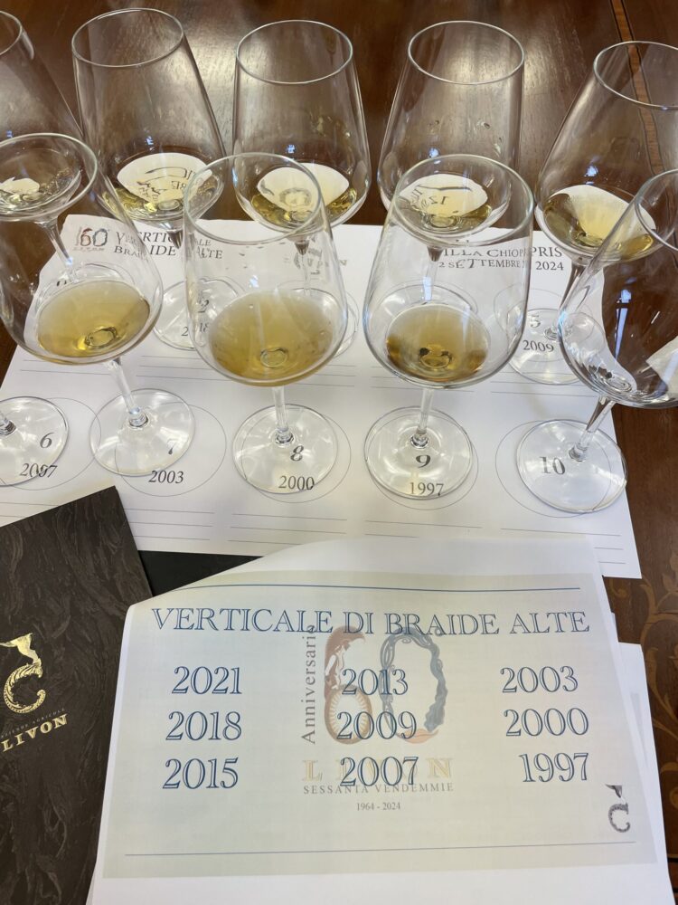 Verticale di Braide Alte Sessanta Vendemmie 1964-2024