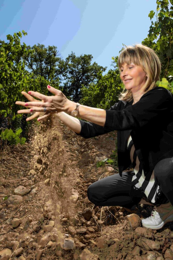 Graziana Grassini in vigna