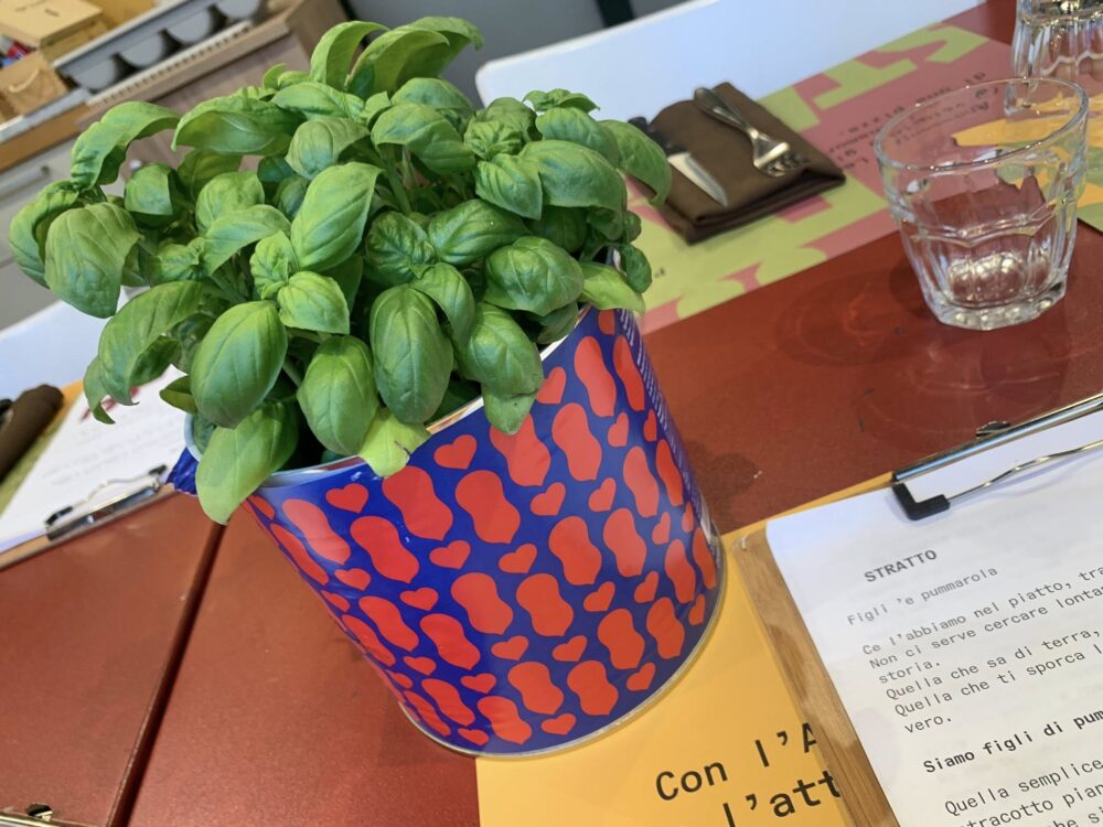 Stratto Pizza a Vallo, il centrotavola