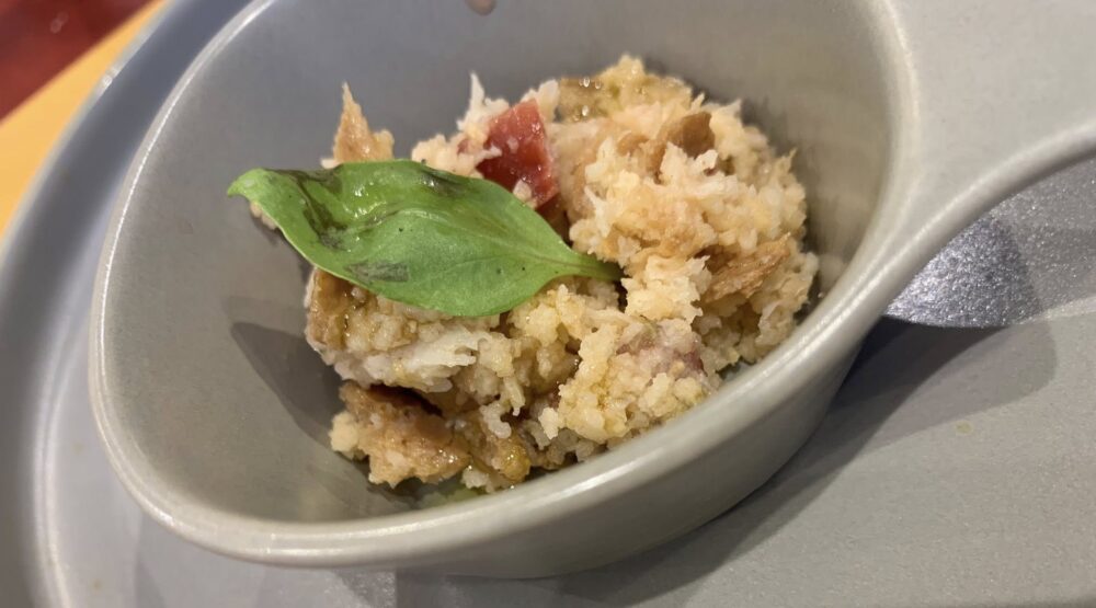 Stratto Pizza a Vallo, panzanella di benvenuto