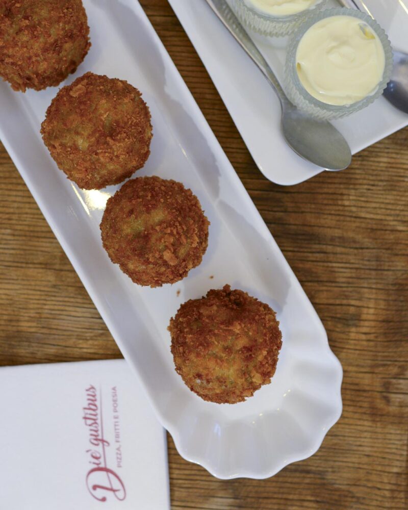 Die’ Gustibus, Pancrock con maionese alla colatura di alici di Cetara