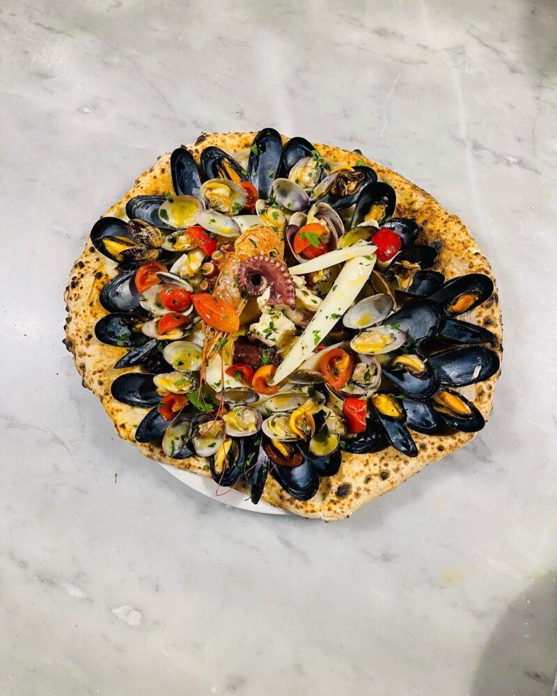 La pizza pescatora di Ciro Di Maio