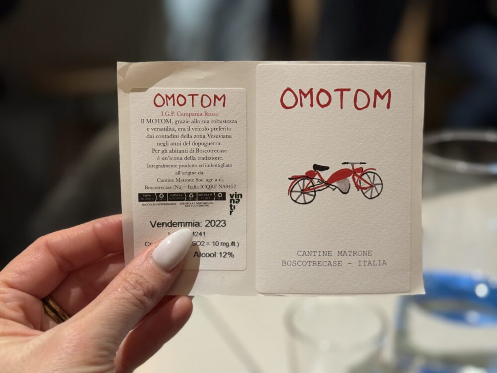 Nuova etichetta in anteprima Cantine Matrone - Staj Noodle Bar, Chiaia