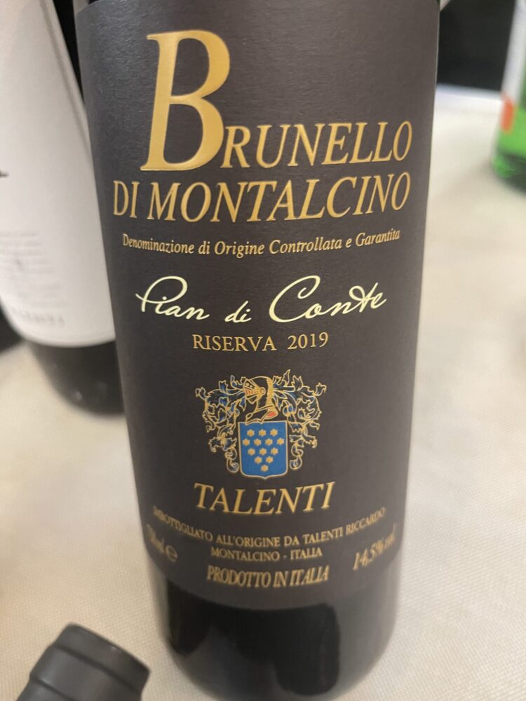 Talenti Pian di Conte Brunello di Montalcino Riserva 2019