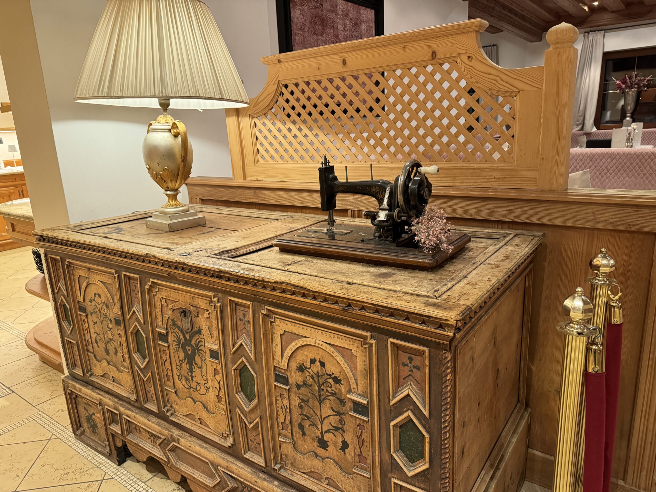 Gli interni del Das Majestic