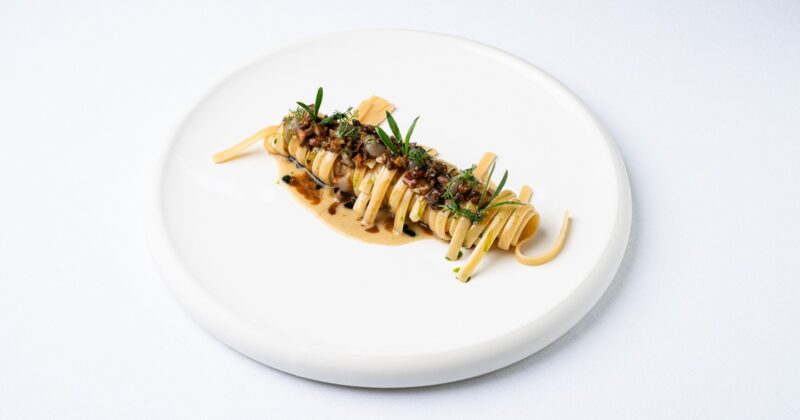 Fresine Pastificio dei Campi, padellaccia sabinese e finocchietto: la ricetta di Luca Longo