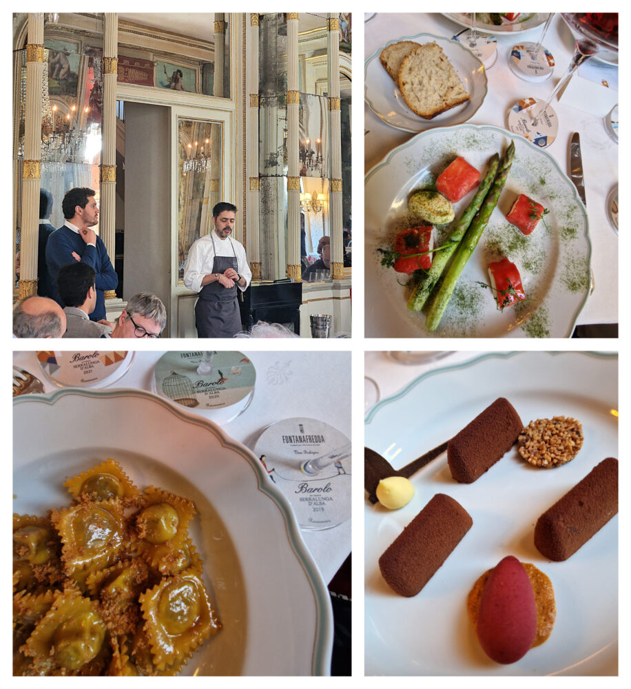 andrea farinetti e baronetto – cubo carne – agnolotti - gianduiotto