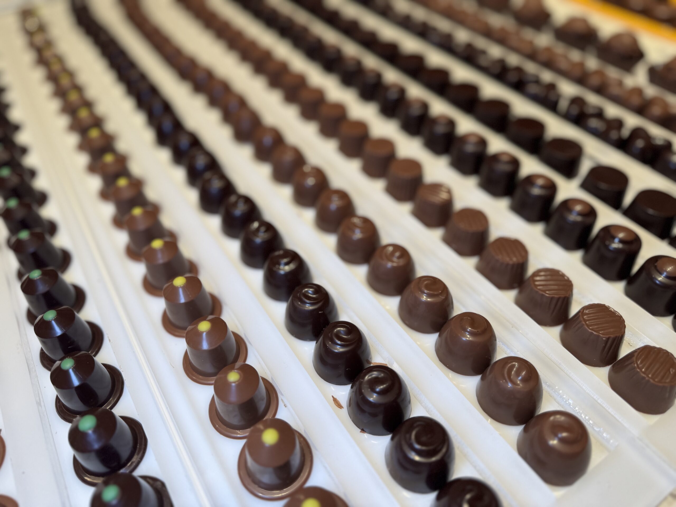 i cioccolatini ripieni della pasticceria pepe