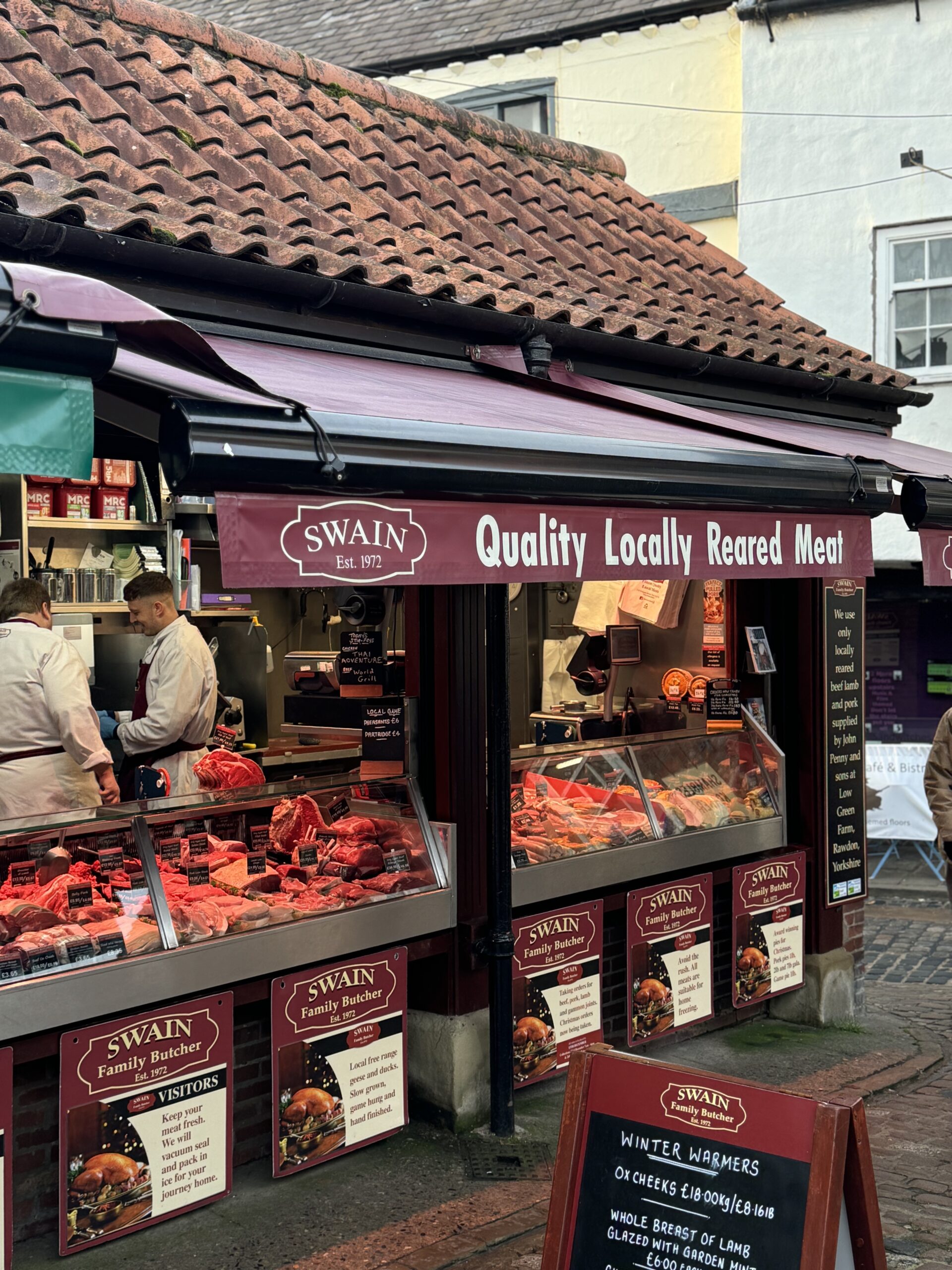 macellerie fra le vie della città, york