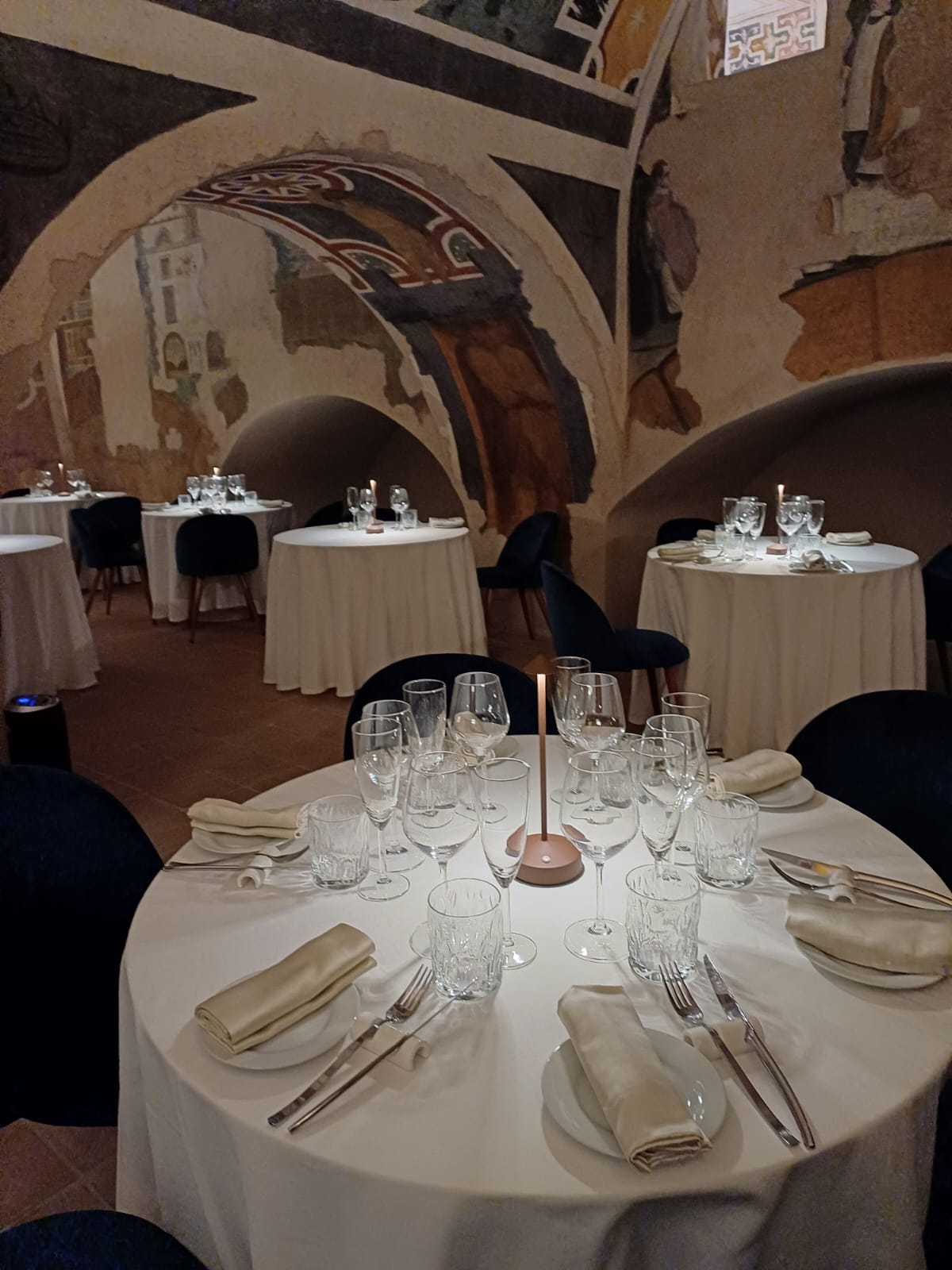 Le suggestive salette adiacenti al cunicolo