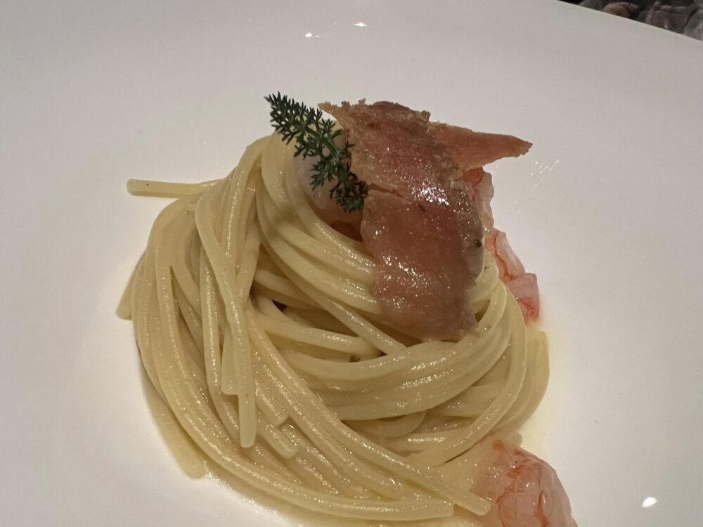 Feudi del Pisciotto - Spaghetto gamberi, limone e bottarga