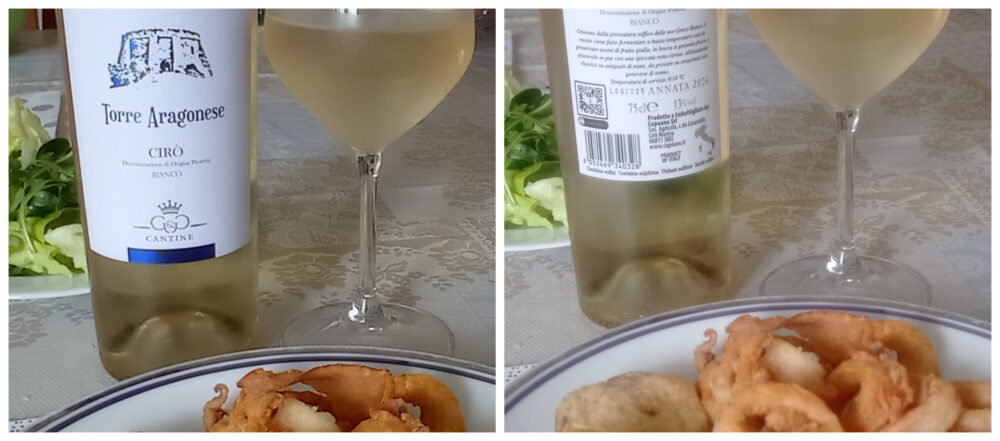 Cirò Bianco Igp 2024 Torre Aragonese Baroni Capoano