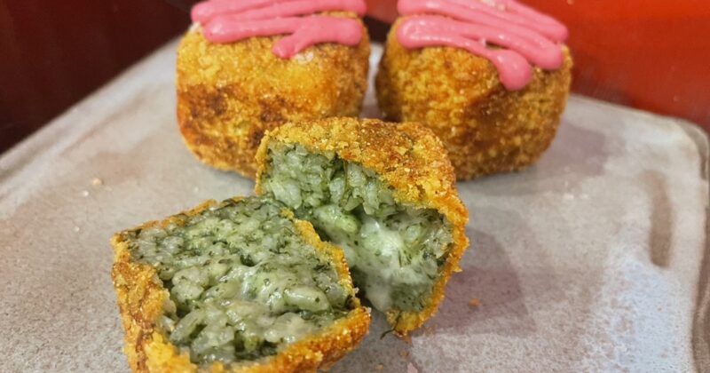 Cubo fritto ortica & mais: la ricetta di Kevin Colella