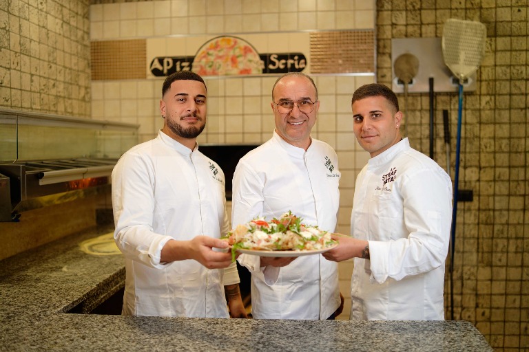 La Strappata®, da sx Alex, Valerio e Pietro Di Bratto