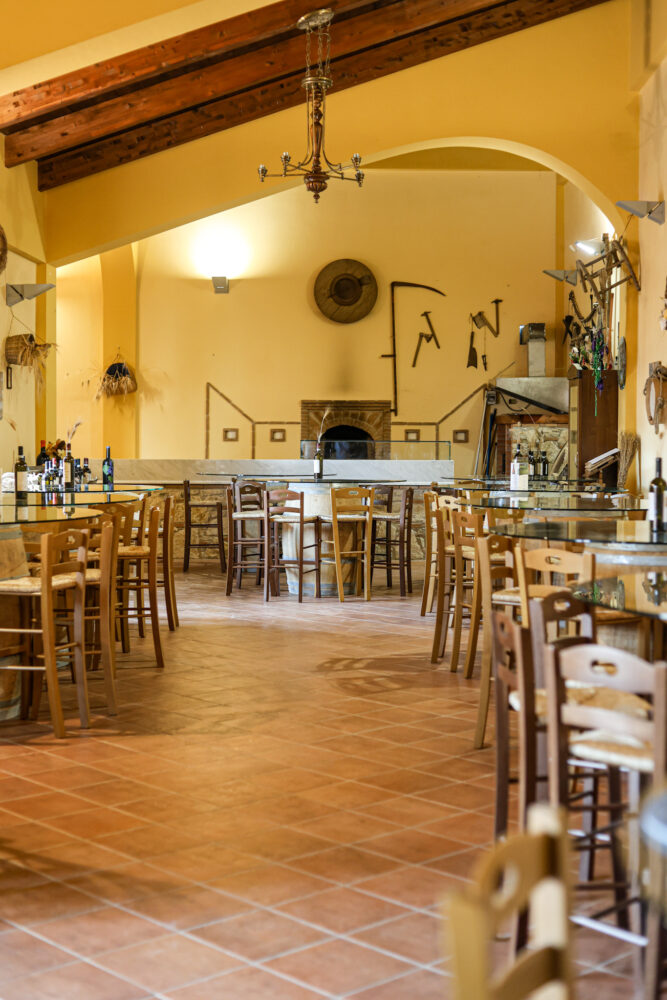 Masseria Vigne Vecchie, sala degustazione