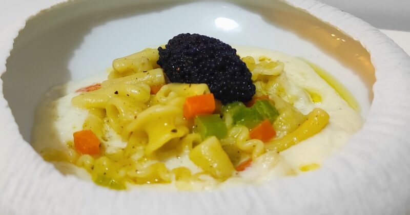 Pasta e patate a Kanazawa: la ricetta di Matteo Valenti