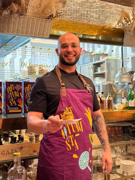 Vincenzo Nicotra e la sua preparazione Sarda a “Mare”