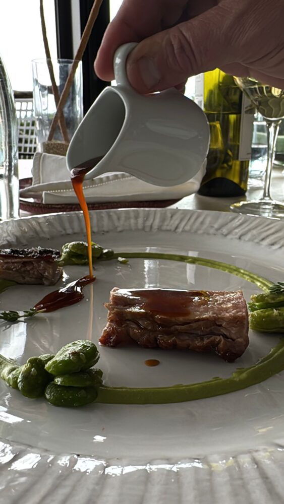 Gli Ulivi Restaurant-Capretto con fave