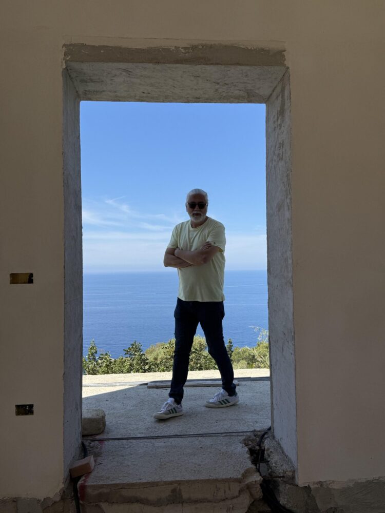 Franco Senesi on site inspection - Liquid Art System